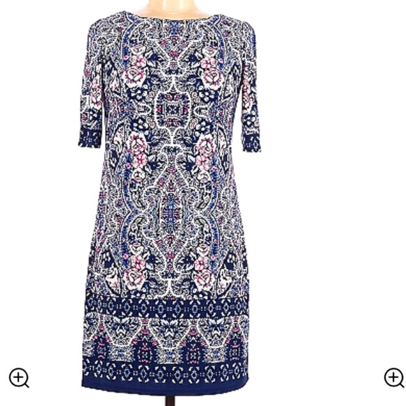 Eliza J Dresses & Skirts - NWT -  Eliza J paisley sheath dress medallion design zip back